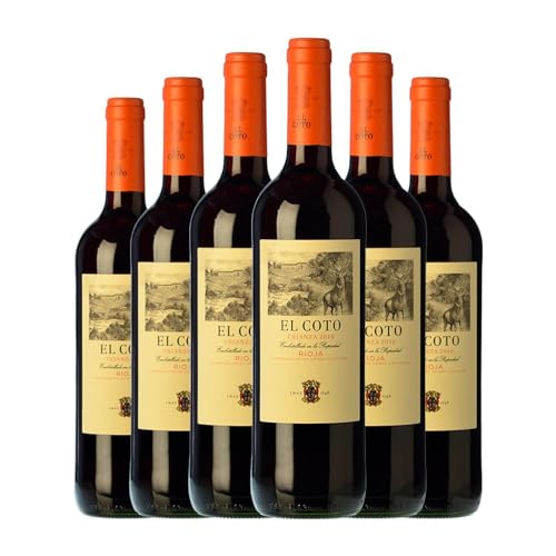 Coto de Rioja Tempranillo Rioja Crianza 75 cl Vino tinto (Caja de 6 Botellas de 75 cl)