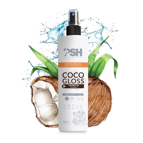 PSH Coco Gloss Lotion | Loción de Coco para Perro y Gato | Brillo Supremo | Sin Aclarado | 300 ml