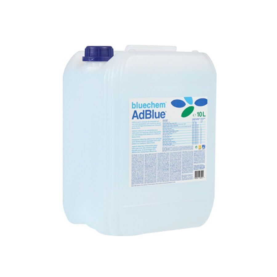 BLUECHEM AdBlue 10 litros con Boquilla Aditivo Solución de urea para SCR Tratamiento de Gases de Escape (10)