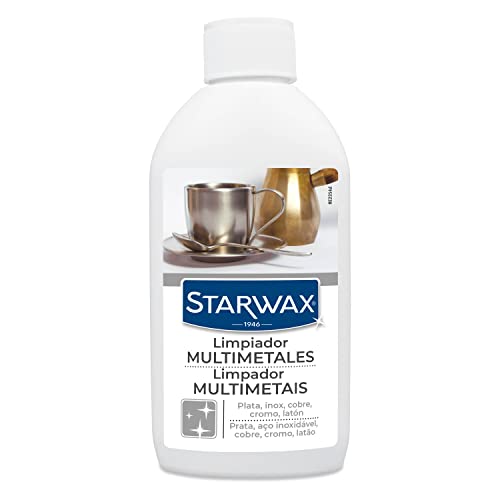 STARWAX Limpiador MULTIMETALES 250ml-Ideal para limpiar y hacer brillar los metales