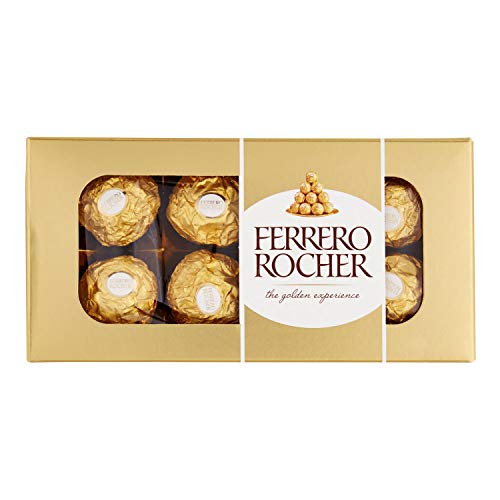 Ferrero Rocher Crujientes de Chocolate con Leche y Avellanas, 100 g