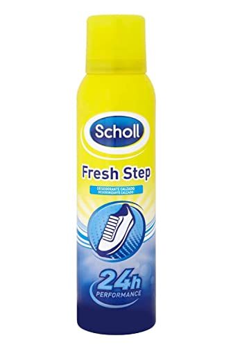 Scholl, Desodorante calzado Fresh Step, elimina el olor y mantiene tus zapatos frescos, spray, 150 ml (Paquete de 1), 150 mililitro, 1