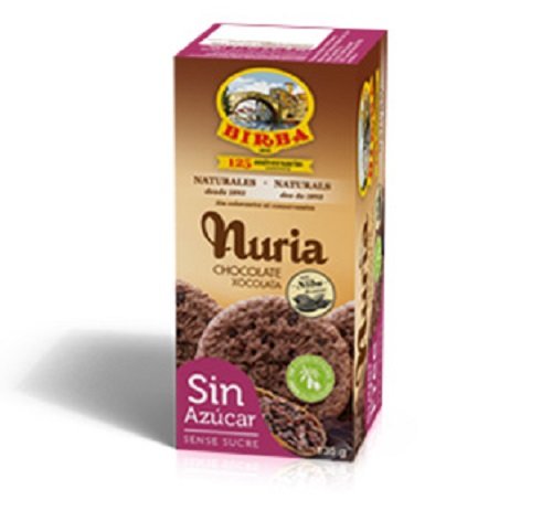 Birba Galletas Nuria 0% Azúcares Con Chocolate 140 g