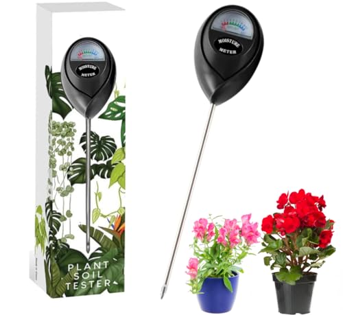 ETISEN, Medidor de humedad plantas, Sensor de humedad,higrómetro para Plantas Grandes de Interior y Exterior, Flores, jardinería,