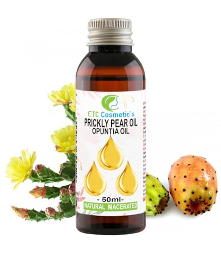 Aceite de Higo Chumbo (Opuntia oil) - 50 ml – Antiedad, Reparador, Nutritivo, Hidratante, 100% Natural