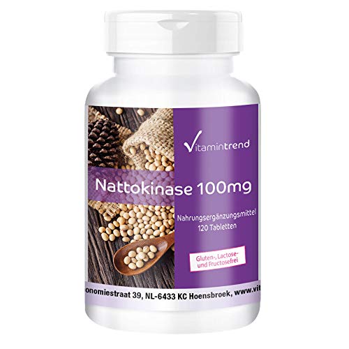 Nattokinase 100mg – Nattokinasa – 120 comprimidos