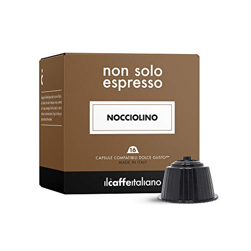 FRHOME - 48 Cápsulas compatibles Nescafé Dolce Gusto - Avellana - Il Caffè italiano