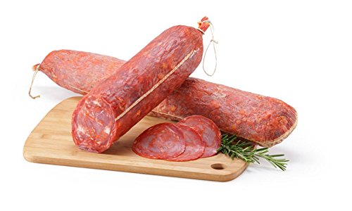 ESCAMEZ- Chorizo Rojo Embutido, Peso Total Aprox. 3 Kg, Magro y Tocino de Cerdo. Curación Tradicional. Origen España.
