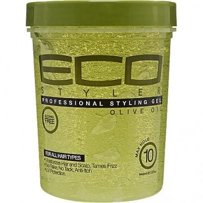 Paquete de 2 geles para peinado con aceite de oliva Eco Styler, 946 ml