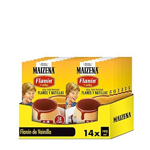 Maizena Preparado para Flanes y Natillas Flanín Vainilla 192g - Pack de 14, 1 unidad4