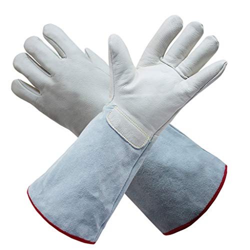 YCOCBPS Guantes de Goma Guantes anticongelantes Resistentes a Baja Temperatura Guantes de Cuero Protector de nitrógeno líquido Latex Gloves (Color : A)