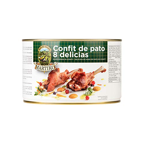 Martiko -8 Delicias de Alas de Pato en Confit 1400 G