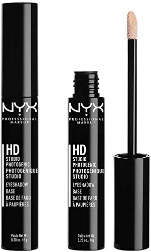 NYX Professional Makeup Prebase de sombra de ojos High Definition Eye Shadow Base, 2 unidades, Reduce la caída del color, Fórmula de larga duración