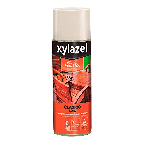 Xylazel Aceite para Teca en spray color Teca 400 ml