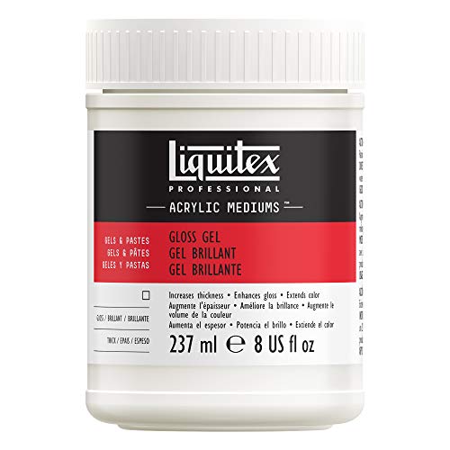 Liquitex - Medium - Gel brillante de 237 ml, transparente