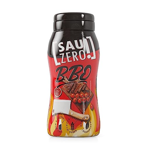 Sauzero Zero Calories Barbecue 310ml | Salsa cero calorías para aderezar tus platos preferidos | Ideal para carnes y asados