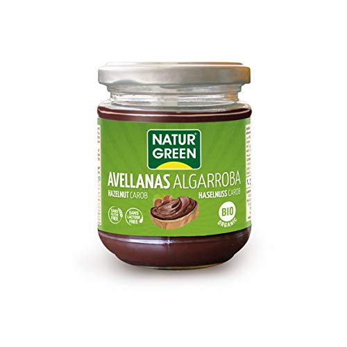 NaturGreen Crema Untable de Avellanas Algarroba, 200g (Bio)