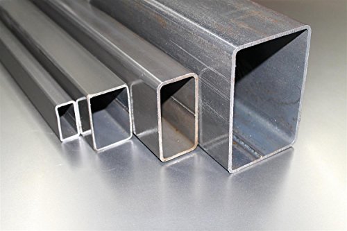 Tubo rectangular cuadrado de acero con perfil de 30 x 15 x 1,5 mm hasta 3000 mm