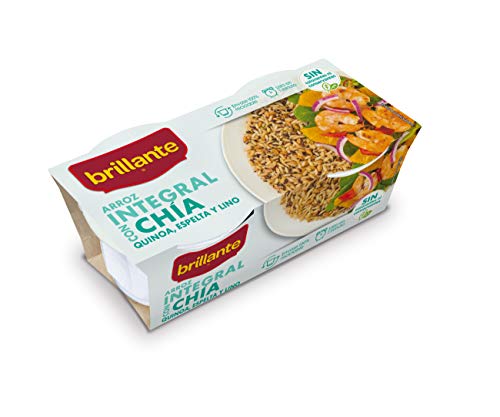 Brillante Arroz Integral con Chia, Quinoa, Espelta y Lino, 2 x 125g