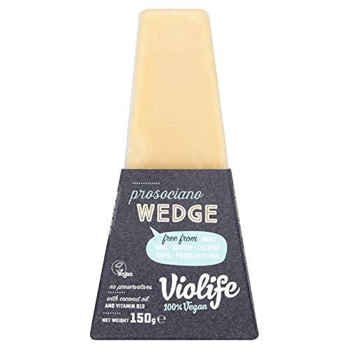Violife - Queso sin lácteos alternativo Prosociano con sabor parmesano, 150 g