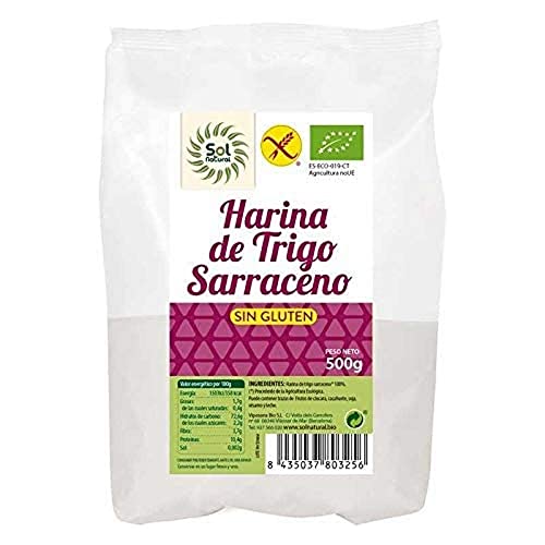 Solnatural Harina De Trigo Sarraceno Sin Gluten Bio 500 G