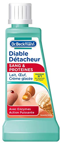 Dr. Beckmann Líquido Set de 3 Diablo Quitamanchas de sangre y proteínas, sin perfume, 50 ml, 3 unidades