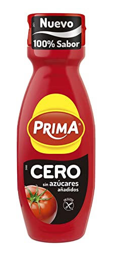 Ketchup Prima Cero sin azúcares añadidos. 290 gr