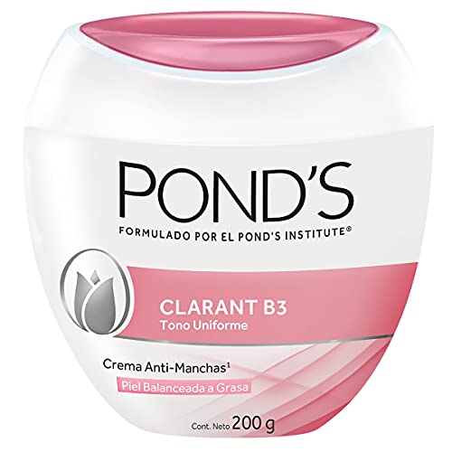 Pond's Clarant B3 Hidratante Crema correctora de manchas antioscuras normal a piel grasa, 7 onzas