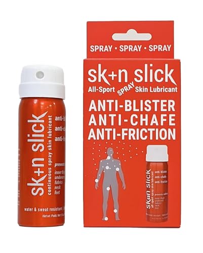 SKIN SLICK Anti-Rozaduras Impermeable Spray Contra Fricción De La Piel | Protección Mientras Está Activo | Perfecto para Triatlón Traje de Neopreno | Desarrollado por TRISLIDE (52ml)