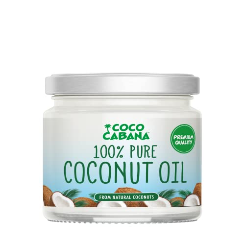Coco Cabana 100% Pure Coconut Oil 300ml, Vegan Gluten & Dairy Free, Natural Beauty Product, Skin & Hair, Cooking