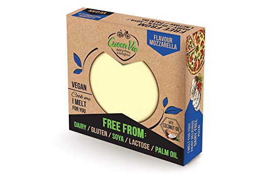 GreenVie Queso Mozzarella Bloque vegano 250g (Pack de 4)
