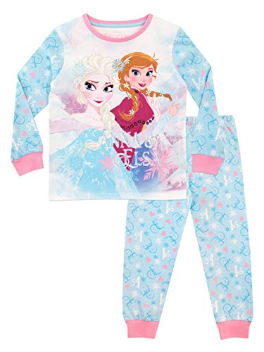 Disney Pijama para niñas La Reina del Hielo Frozen Azul -6 7 Años