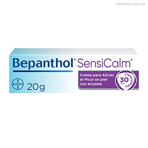 Bepanthol Derma SensiCalm para Aliviar el Picor y Enrojecimiento de las Irritaciones Cutáneas en Solo 30 Minutos, Sin Cortisona, 20 g