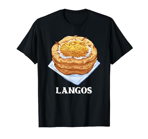 Tribunales nacionales húngaros Langos con nata y queso Hungría Camiseta