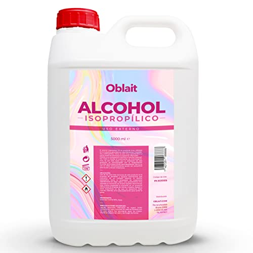 Alcohol Isopropílico Oblait 5L | Isopropanol | Desinfección y limpieza de superficies y componentes electrónicos