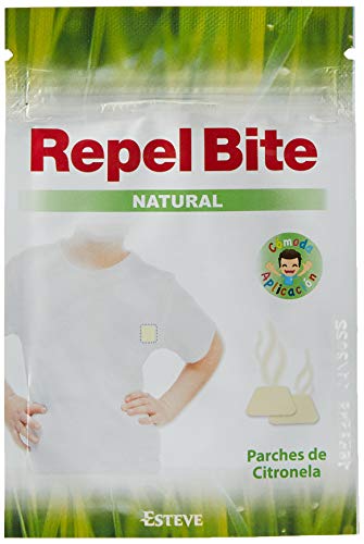 REPEL BITE NATURAL 24 parches repelentes CITRONELA. Protección más natural. Acción hasta 8-12 horas. Para niños y adultos con la piel más sensible.