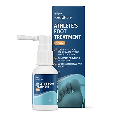 Amazon Basic Care Spray para el tratamiento del pie de atleta, 50ml