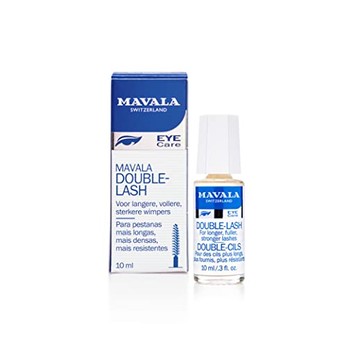 Mavala | Double Lash, Pestañas Tratamiento, Serum para Crecimiento y Volumen de Pestañas y Cejas - 10 ml