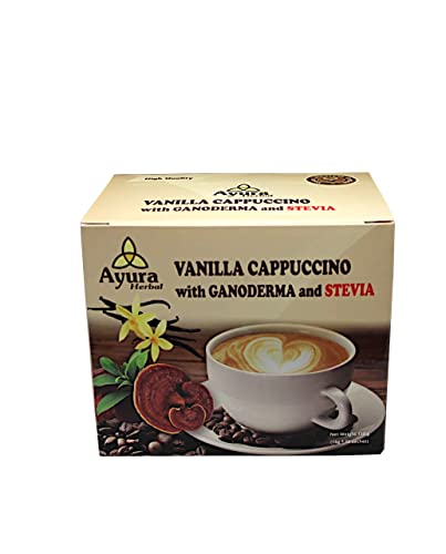 Cafe Ayura Vainilla Capuccino con Ganoderma Caja 10 unid de 15 gr