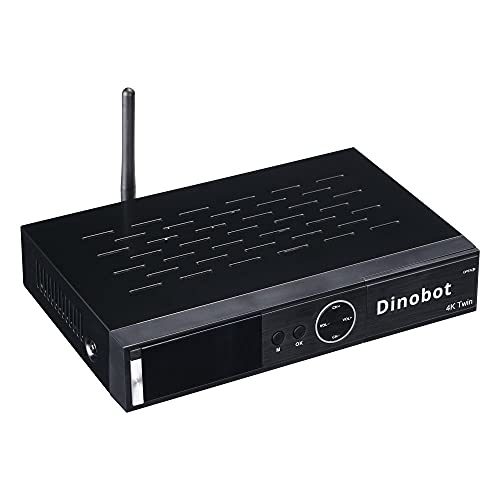 James Donkey Receptor Satelite 4k,Descodificador de Satelite UHD Linux Engima 2,con Sintonizador Twin DVB-S2X Multistream,HDTV,H.265,HDR,Reproductor Multimedia