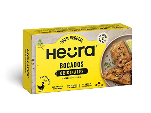 Bocados Originales HEURA 180g | 100% Vegetales | Sin Gluten (Pack de 6)
