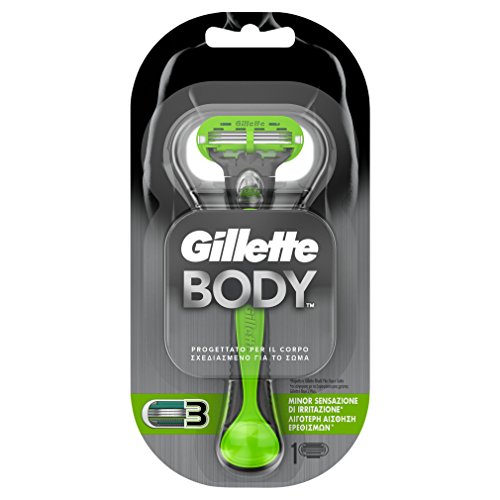 Gillette Body Maquinilla de Afeitar Corporal Hombre con 3 Hojas
