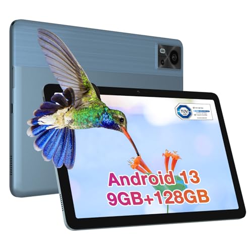 DOOGEE T10E Tablet 10 Pulgadas Android 13 Tablet Octa-Core, 9GB(4+5GB)+128GB(TF 1TB), Widevine L1, 5G WiFi+4G LTE, 6580mAh, 8MP+5MP, 1280*800 FHD+, Certificado TÜV/Dual SIM/OTG/GPS/BT5/Type C - Gris
