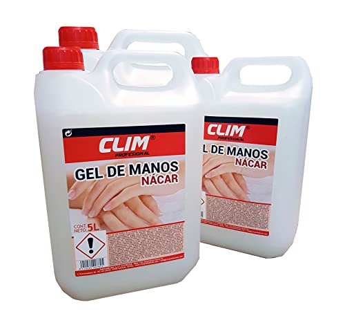 Jabón de manos Dermo Clim Profesional con aroma neutro y aspecto nácar - 3 garrafas de 5 litros