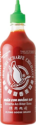 Flying Goose, Salsa de chile (Sriracha, picante) ,730 ml (Paquete de 2)
