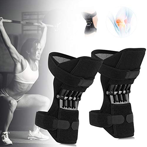 Knee Active Plus Rodillera, Protector de Rodilla, Rodillera Menisco y Ligamentos, Poderoso Rebote de Primavera Knee Booster para Deportes Al Aire Libre, Ejercicio, Escalada