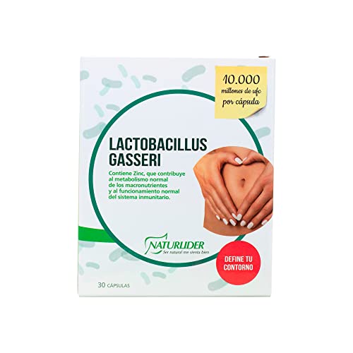 Naturlider - Lactobacillus Gasseri - Probioticos Intestinales - Para la Digestión, Adelgazamiento y Flora Intestinal - 30 Cápsulas