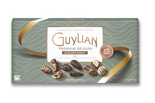 Guylian Bombones de Chocolate Belga, Colección de Mini Bombones, Incluyen Praliné, 37 Unidades por Envase, 417 g