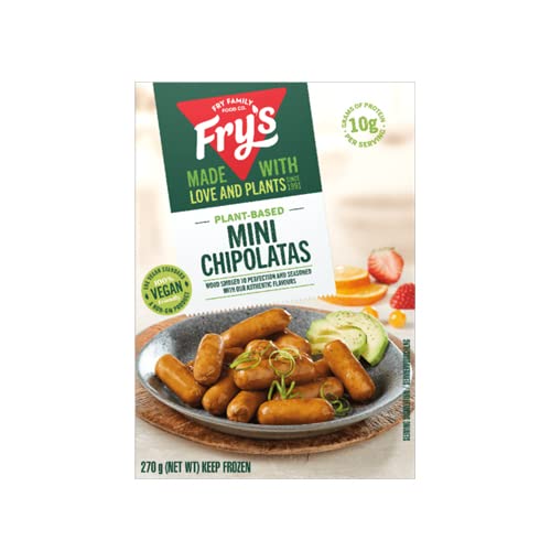 Frys Family Mini Salchichas estilo Chipolatas 270g| Vegano | Pack de 2