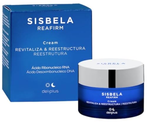 Crema Facial Revitaliza y Reestructura Sisbela Reafirm 50 ml. con ácido Ribonucleico RNA todo tipo de pieles. Deliplus